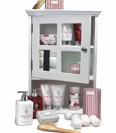 Winter in Venice White Bathroom Cabinet -Parisian Whisper