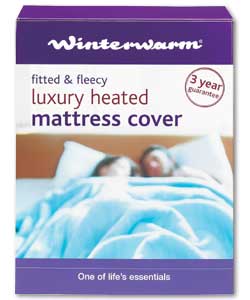 Fitted and Fleecy Luxury Heated Mattress Cover
