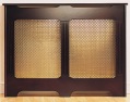 radiator cabinets in 4 sizes - mahogany-effect
