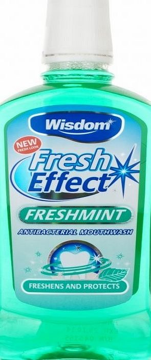 Wisdom Fresh Effect Freshmint Mouthwash