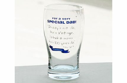wisdom of Kids Special Dad Pint Glass