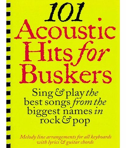Wise Publications 101 Acoustic Hits For Buskers Mlc