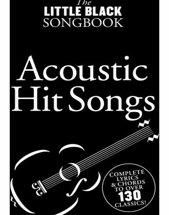 Wise Publications The Little Black Songbook: Acoustic Hit Songs