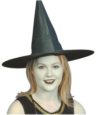 Witch Hat 18 inch PVC Black