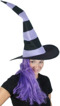 Witch Hat Stripe and Hair (Orange)