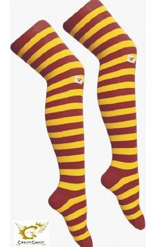 WKDM RED AND YELLOW STRIPED SOCKS (HARRY POTTER)