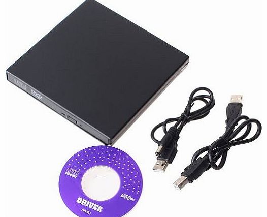 External USB 2.0 DVD CD-RW Burner Drive For Laptop PC