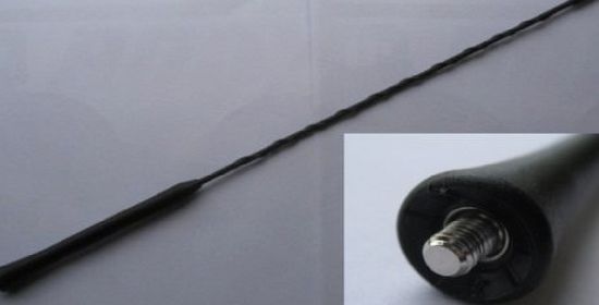 wlw Ford Focus Black Genuine Replacement AM/FM Aerial Mast Antenna Roof Screw in Type Includes styled keyfob