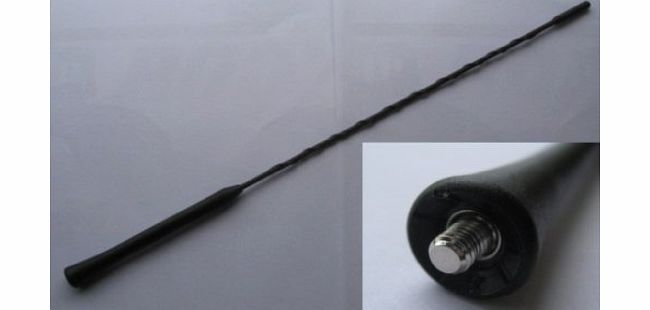 wlw VW Golf MK5 Black Genuine Replacement AM/FM Aerial Mast Antenna Roof Screw in Type