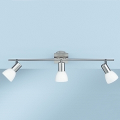 Angola Nickel Ceiling Light with 3 Spotlights