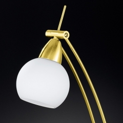Bolton Matt Brass Adjustable Table Lamp