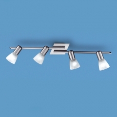 Colo Nickel Ceiling Light with 4 Spotlights