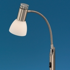 Don Nickel Matt Flexible Arm Table Lamp