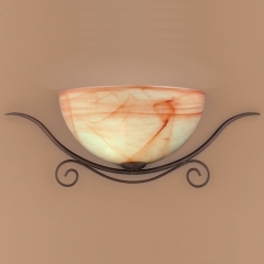 Lacchino Traditional Brown Wall Light
