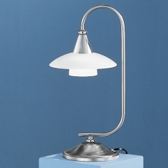 Pallas Nickel Table Lamp