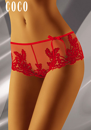 Coco Embroidered Shorty by Wolbar