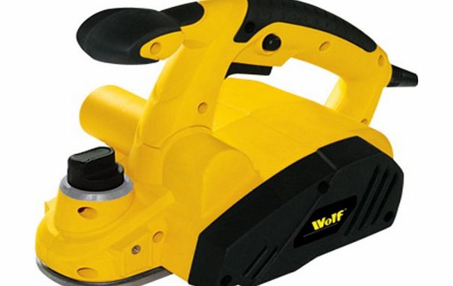 Wolf 900 Watt 3 Bladed Rebate Planer with 82mm planing width Triple TCT Reversible Blades Give A Superior Cut Action- RAZOR SHAVE FINISH EVERYTIME