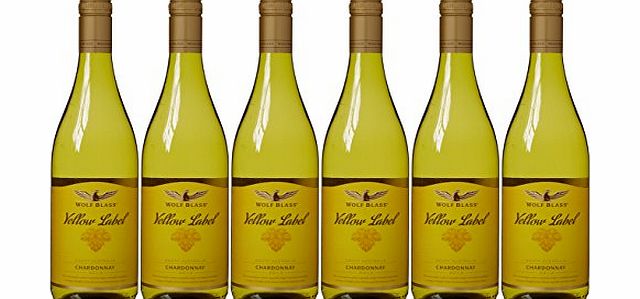 Wolf Blass Yellow Label Chardonnay Australian White Wine (Case of 6)
