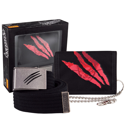 Marvel Wallet and Belt Gift Set