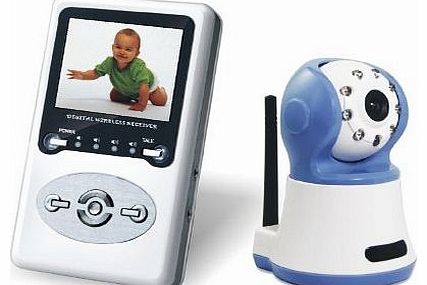 WOMB SECURITY NEW DIGITAL WIRELESS AUDIO VIDEO NIGHT VISION BABY MONITOR 2.4 INCH SECURITY KIT THAT CAN BE USED AS CCTV CAMERA (UPGRADED MODEL)