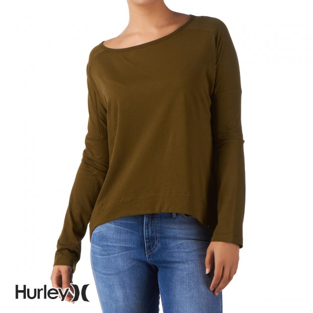 Hurley Solid Luxe Long Sleeve T-Shirt -