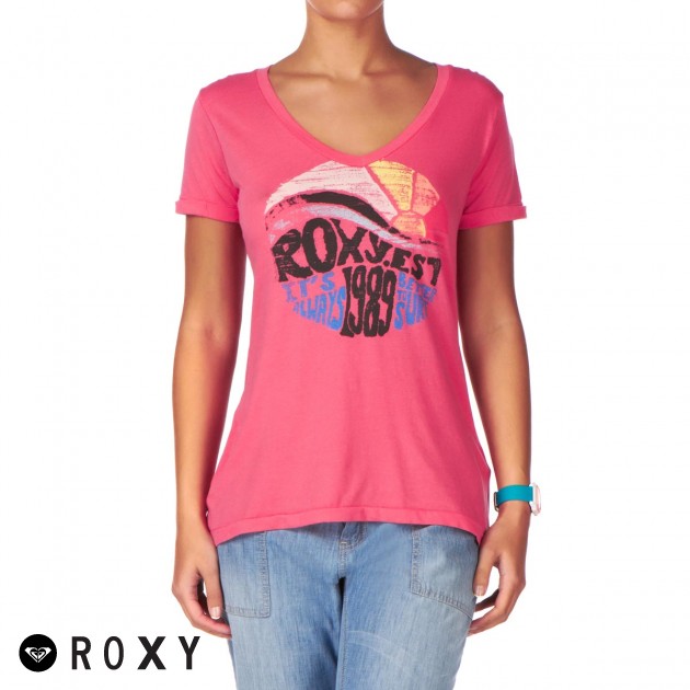 Roxy Baji Cali T-Shirt - Passion Fruit