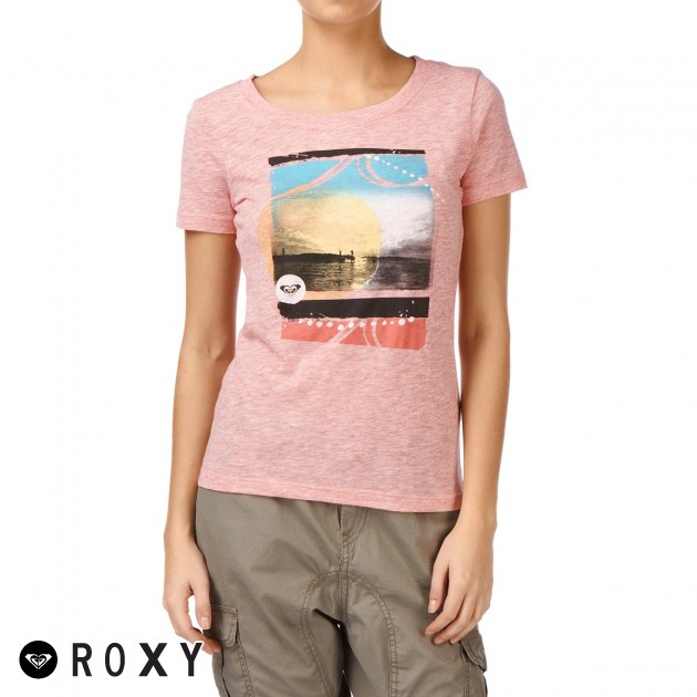 Roxy Later Dude T-Shirt - Soft Pink