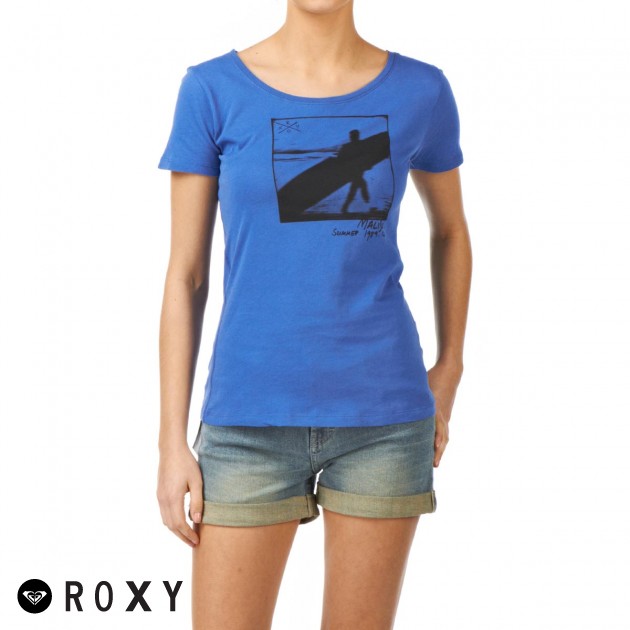 Roxy Malibu T-Shirt - Amparo Blue