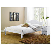 Bed Frame White Double With Underbed