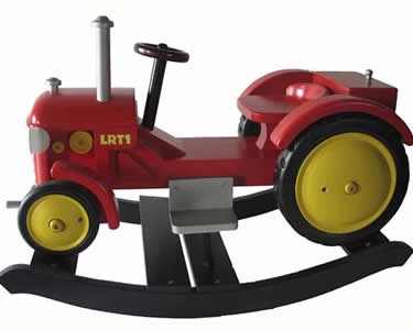 Little Red Tractor Rocking Horse