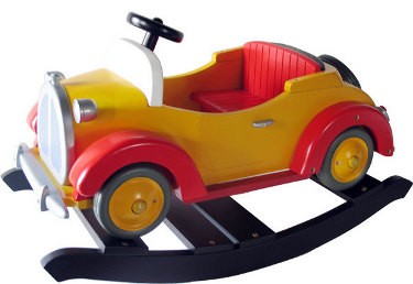 Noddy Yellow & Red Rocking Car