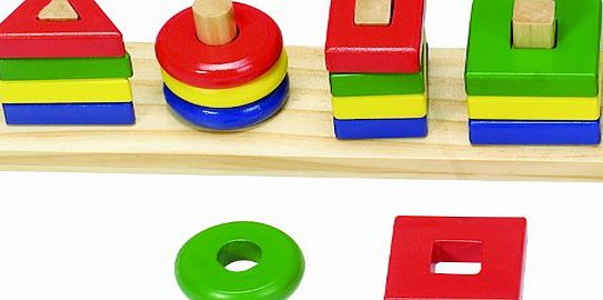 Wooden Toys Geometrical Blocks
