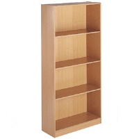 Impact 18 mm Bookcase 1800 high 3 shelves Oak