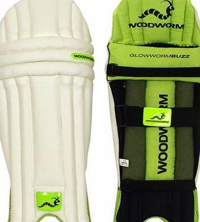 Woodworm  CRICKET GLOWWORM BUZZ BATTING PADS YOUTH RIGHT HAND