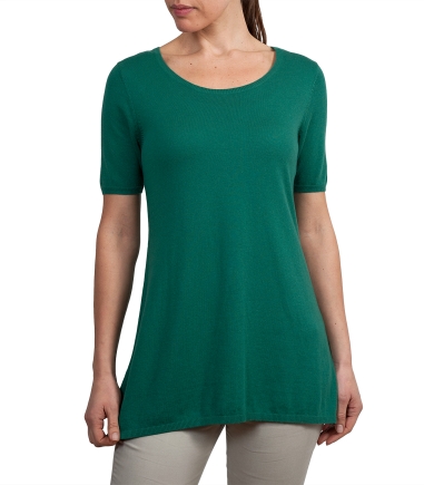 Silk Cotton Womens A Line T-Shirt Top