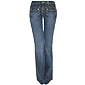 Button Front Pocket Jean