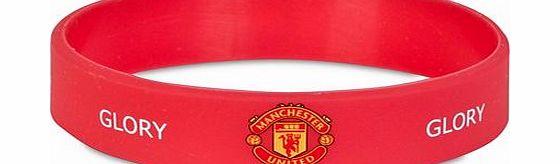 World Centre Sales Manchester United Crest Rubber Wristband MUKBWB02
