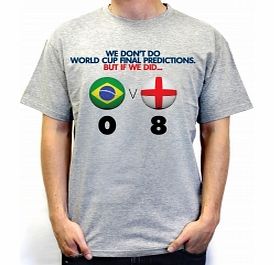 Prediction England Grey T-Shirt Large ZT
