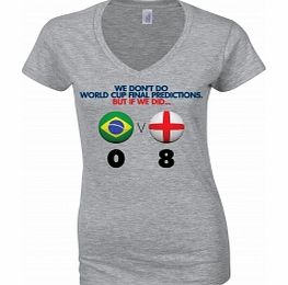 Prediction England Grey Womens T-Shirt