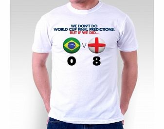 Prediction England White T-Shirt Large