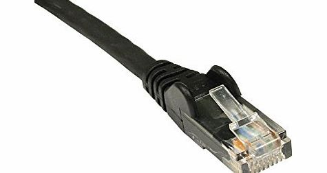 World of Data 10m BLACK Premium CAT6 Network Cable - Ethernet - LAN - Patch - Internet - Broadband - Router - Hub - Modem -10/100/1000 - Gigabit