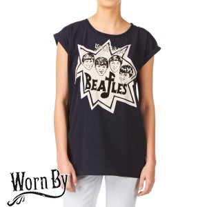 T-Shirts - Worn By Beatles T-Shirt - Navy