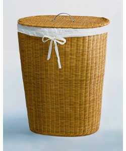 Traditional Natural Stain Linen Bin