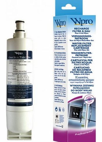 Whirlpool Quality Water Filter For American Style Fridge Freezers (fits in Grille)