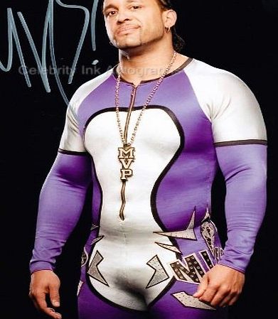 MVP ``MONTEL VONTAVIOUS PORTER`` aka Hassan Assad - WWE / TNA Wrestler GENUINE AUTOGRAPH