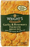 Wrights Garlic and Rosemary Focaccia Bread Mix