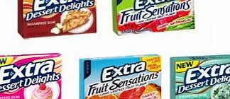 Wrigleys Extra Desserts Chewing Gum 5 Pack Mix (Combinations May vary)