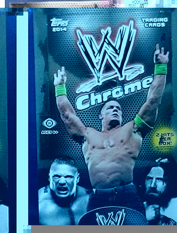 2014 Topps WWE CHROME Sealed HOBBY BOX 24 Packs - 2 HITS PER BOX