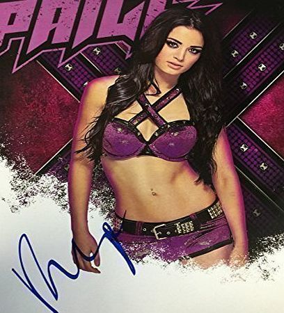 PAIGE HAND SIGNED PHOTO 11`` x 14``