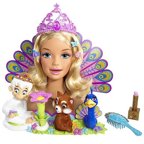 www.ToysGamesGifts.co.uk Barbie Princess Rosella Sing Along Styling Head